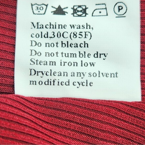 Peplum Blouse Tunic Top Shirt Women Size 5X Red Boho Cottegecore Peasant Prairie - Picture 7 of 7